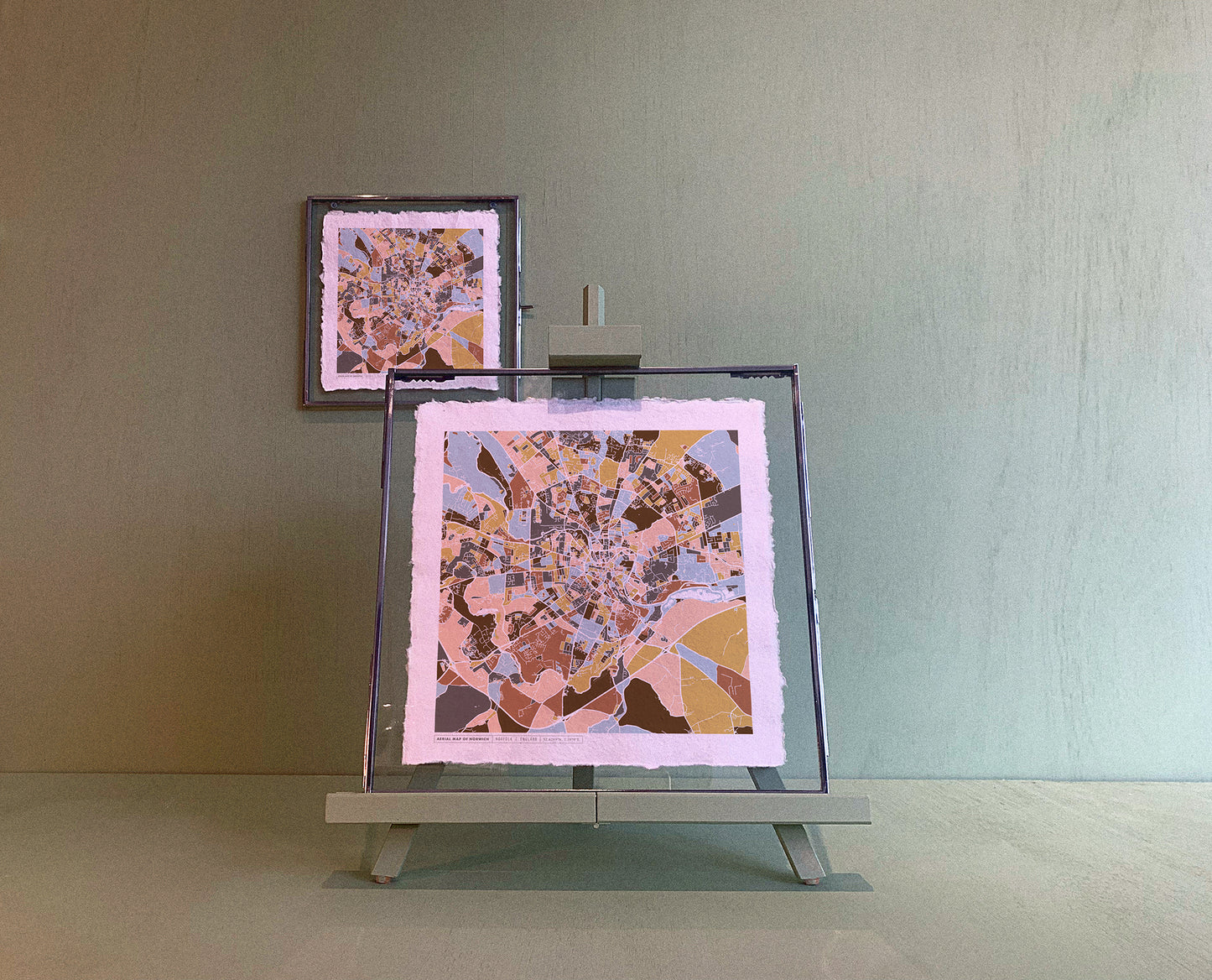 ASSISI MAP ART PRINT