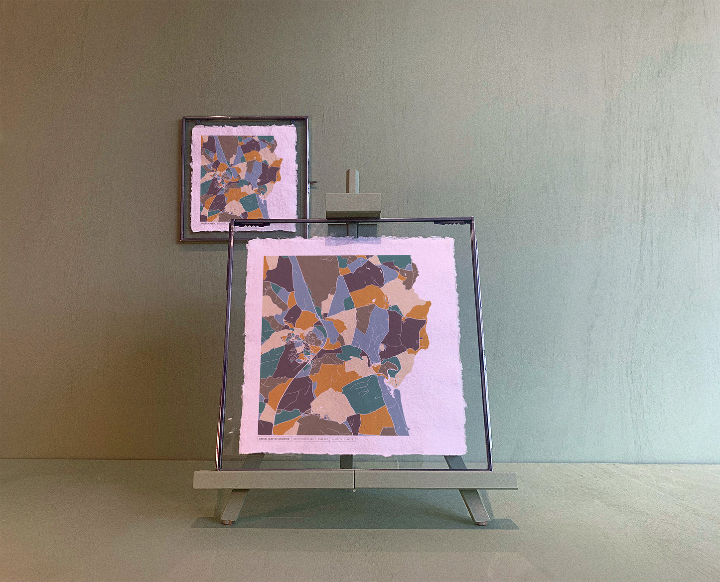 ALNWICK MAP ART PRINT