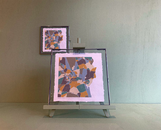 ALNWICK MAP ART PRINT