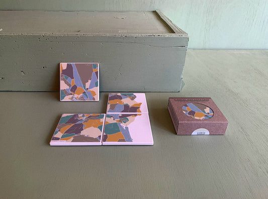 ALNWICK MAP COASTERS