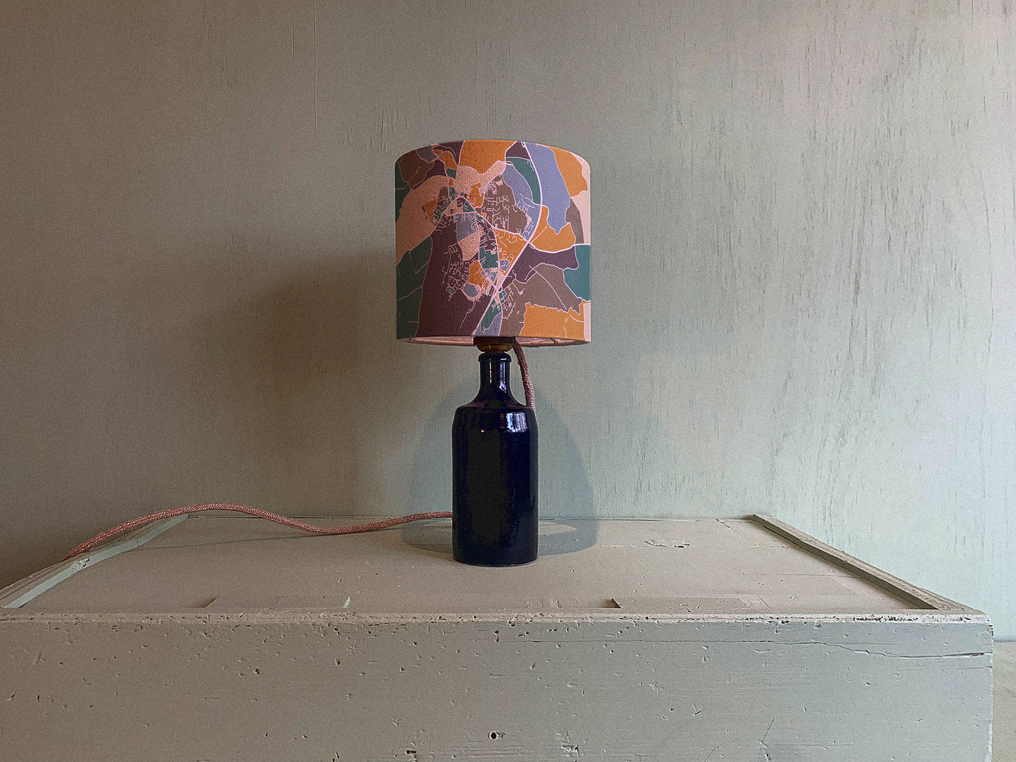 ALNWICK MAP LAMPSHADE