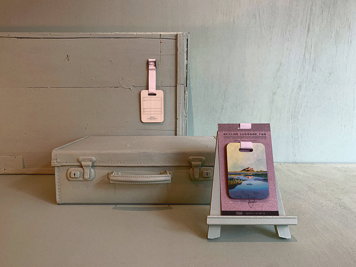 BAMBURGH SKYLINE LUGGAGE TAG