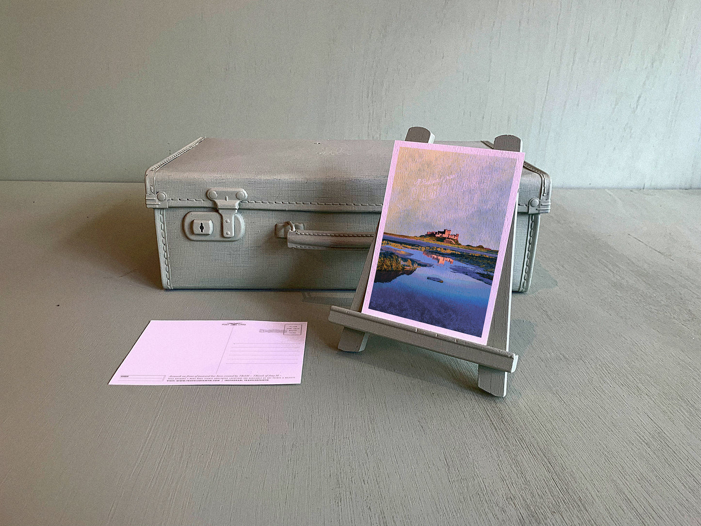 BAMBURGH SKYLINE POSTCARD