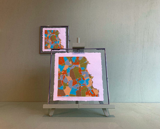 BEADNELL MAP ART PRINT