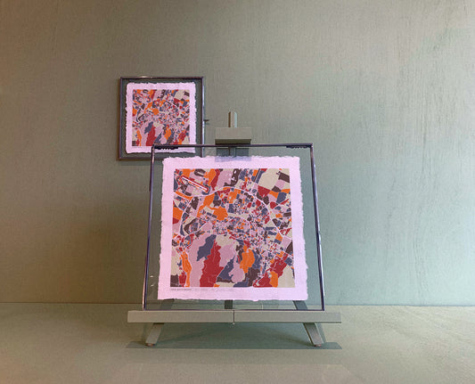 BOLOGNA MAP ART PRINT