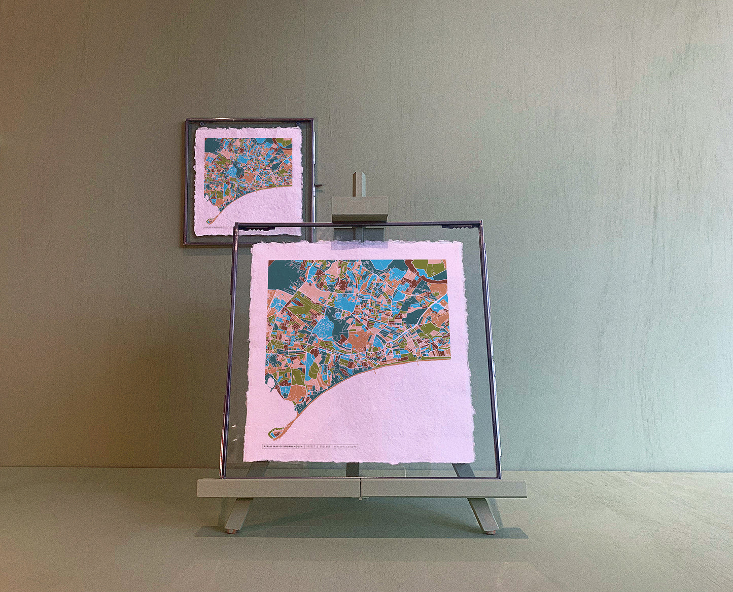 BOURNEMOUTH MAP ART PRINT