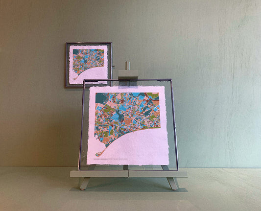 BOURNEMOUTH MAP ART PRINT