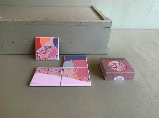 BRIGHTON MAP COASTERS