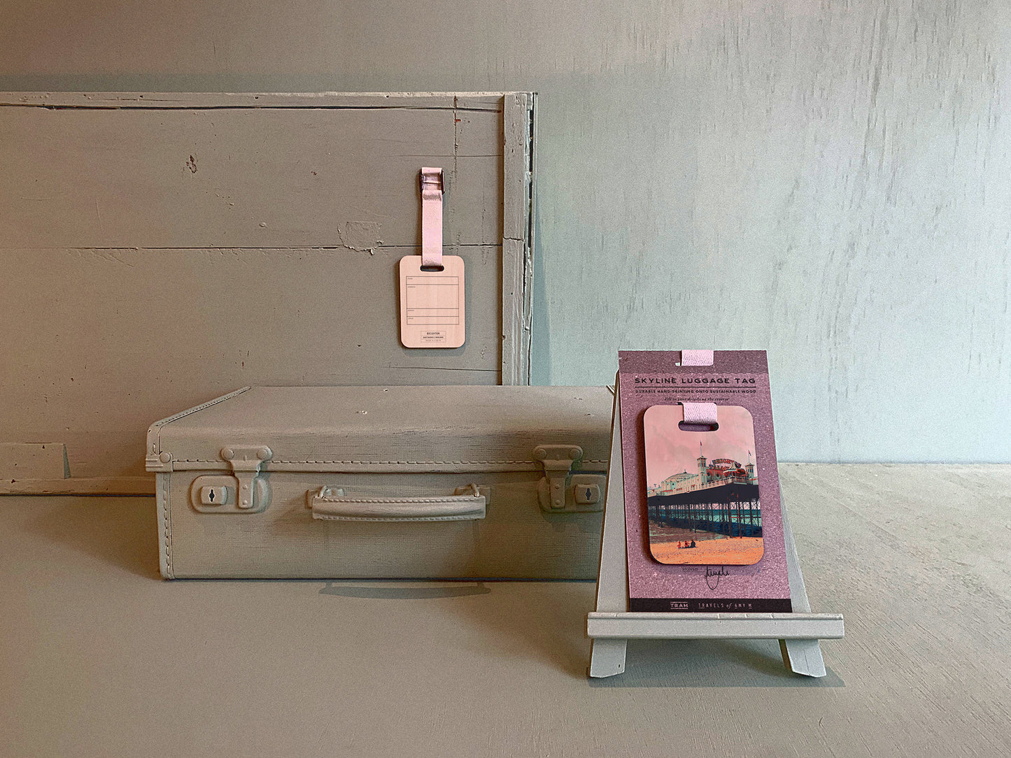 BRIGHTON SKYLINE LUGGAGE TAG