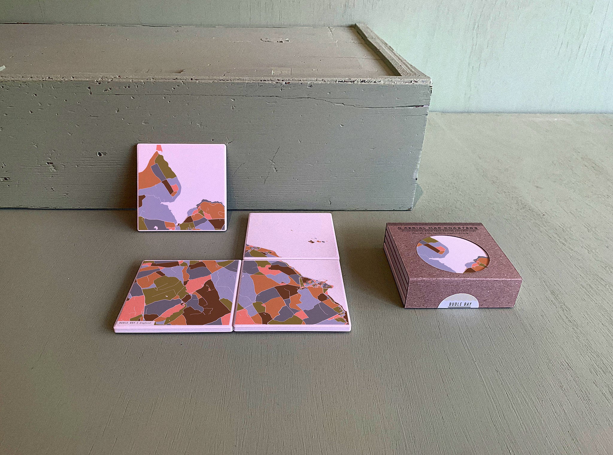 BUDLE BAY MAP COASTERS – Travels of Amy M
