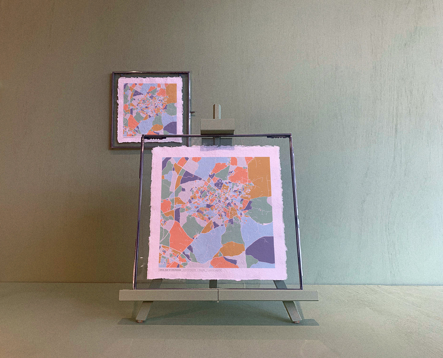 CHELTENHAM MAP ART PRINT