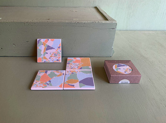 CHELTENHAM MAP COASTERS