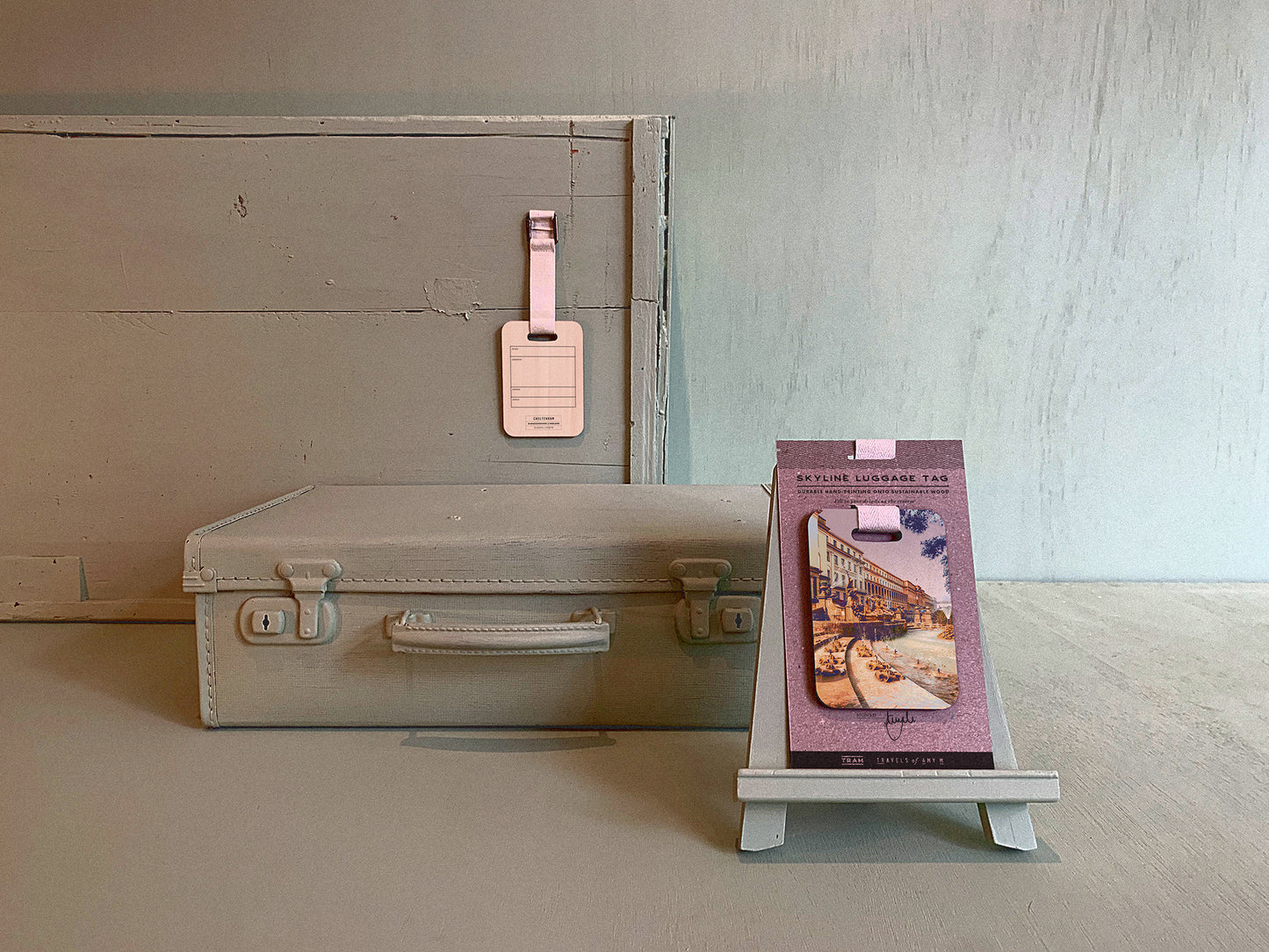 CHELTENHAM SKYLINE LUGGAGE TAG