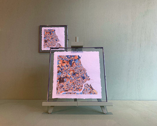 CULLERCOATS MAP ART PRINT
