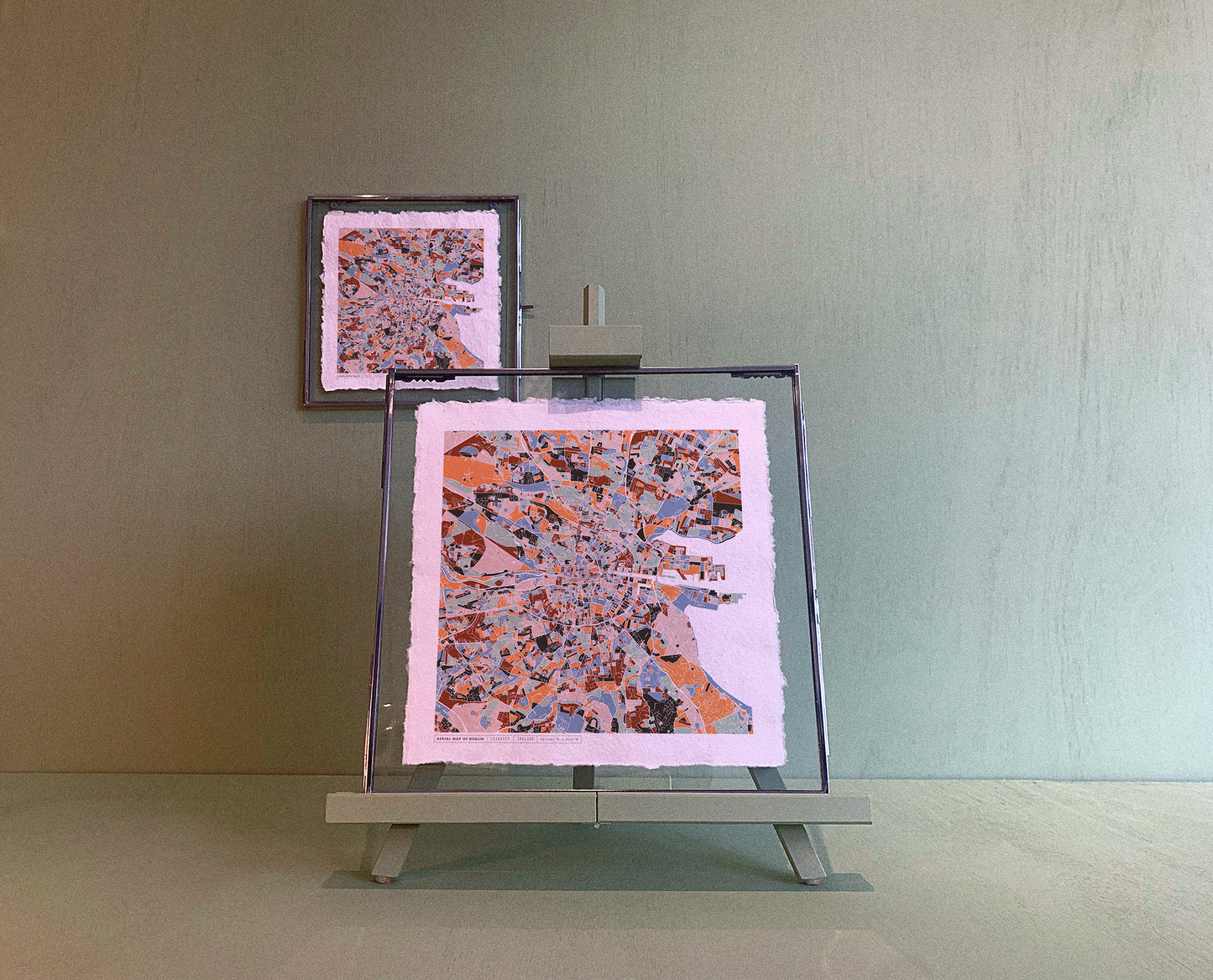 DUBLIN MAP ART PRINT