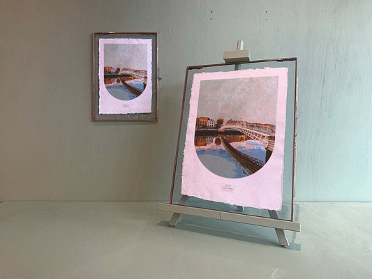 DUBLIN SKYLINE ART PRINT