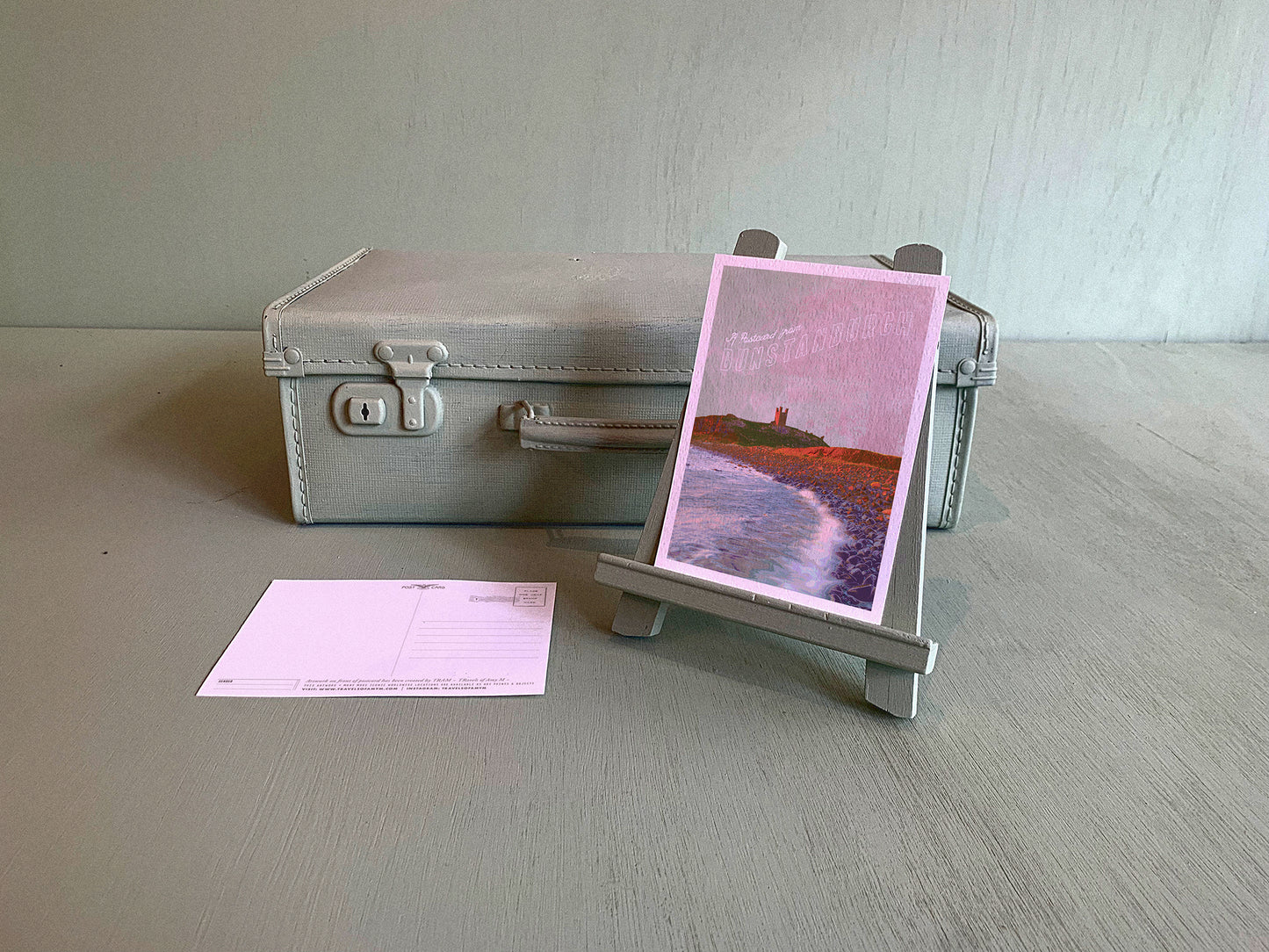 DUNSTANBURGH SKYLINE POSTCARD