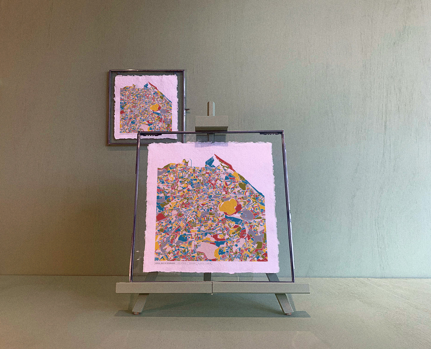 EDINBURGH MAP ART PRINT