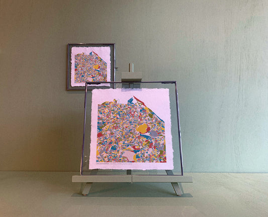 EDINBURGH MAP ART PRINT