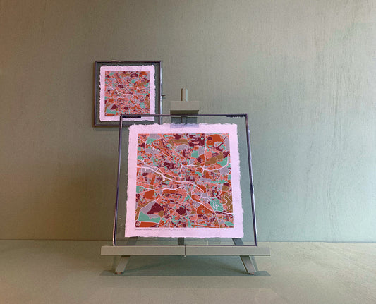 GLASGOW MAP ART PRINT