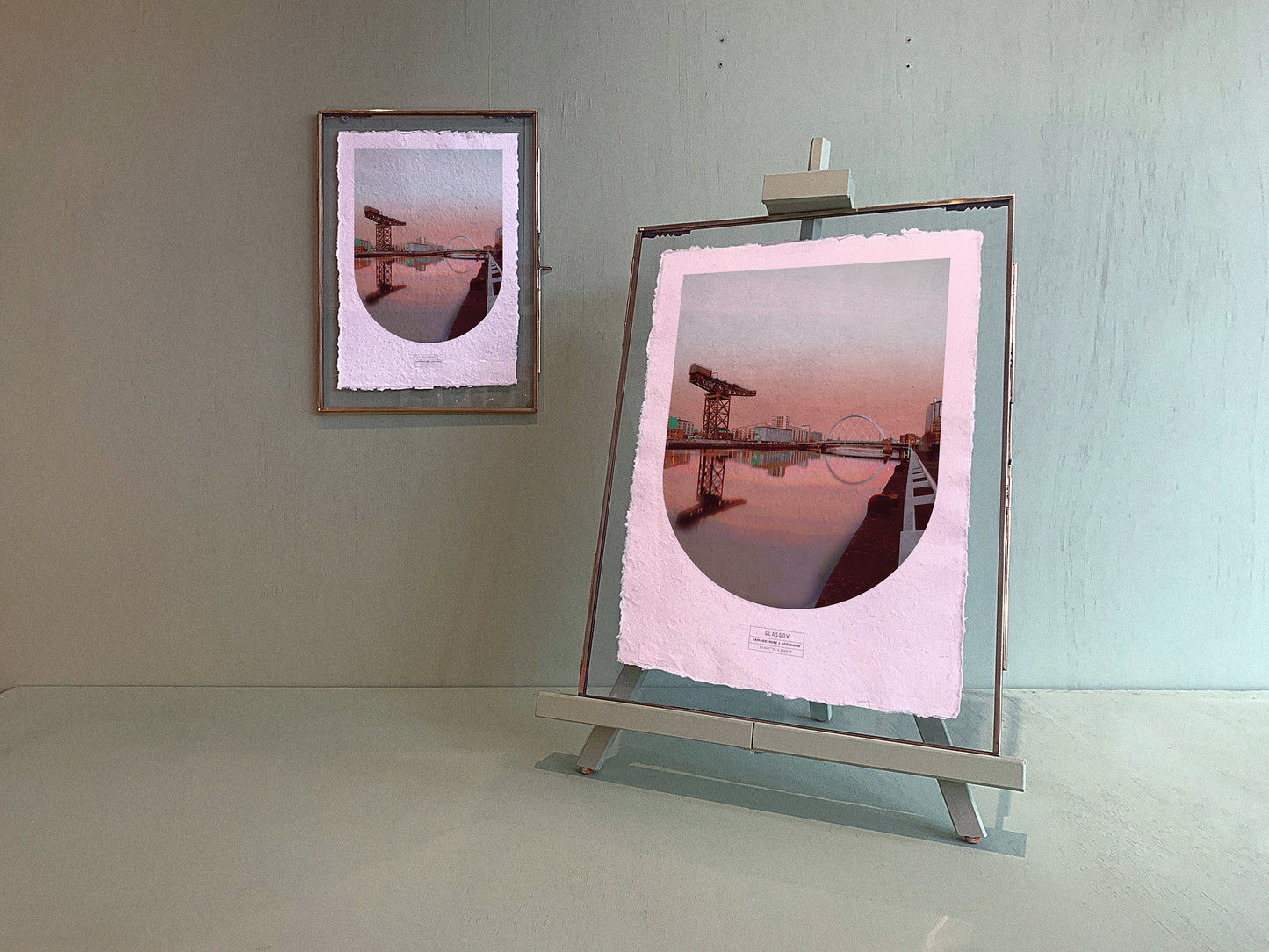 GLASGOW SKYLINE ART PRINT