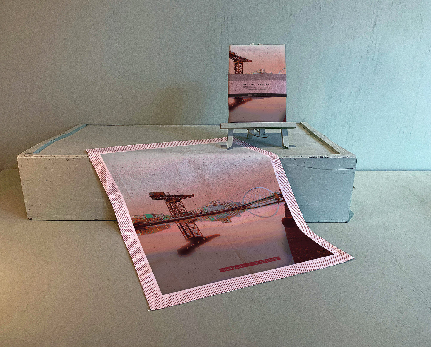 GLASGOW SKYLINE TEATOWEL