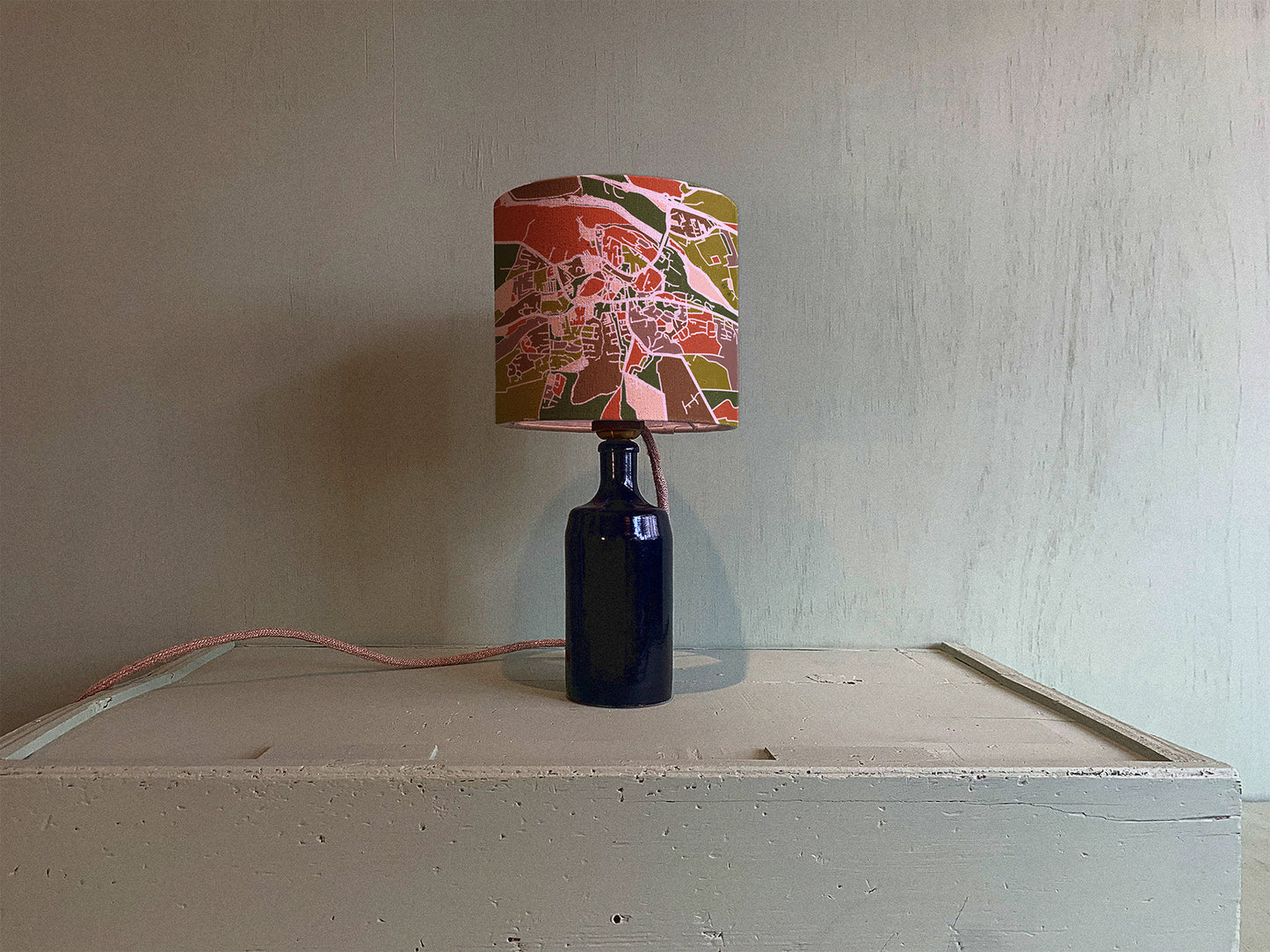 HEXHAM MAP LAMPSHADE