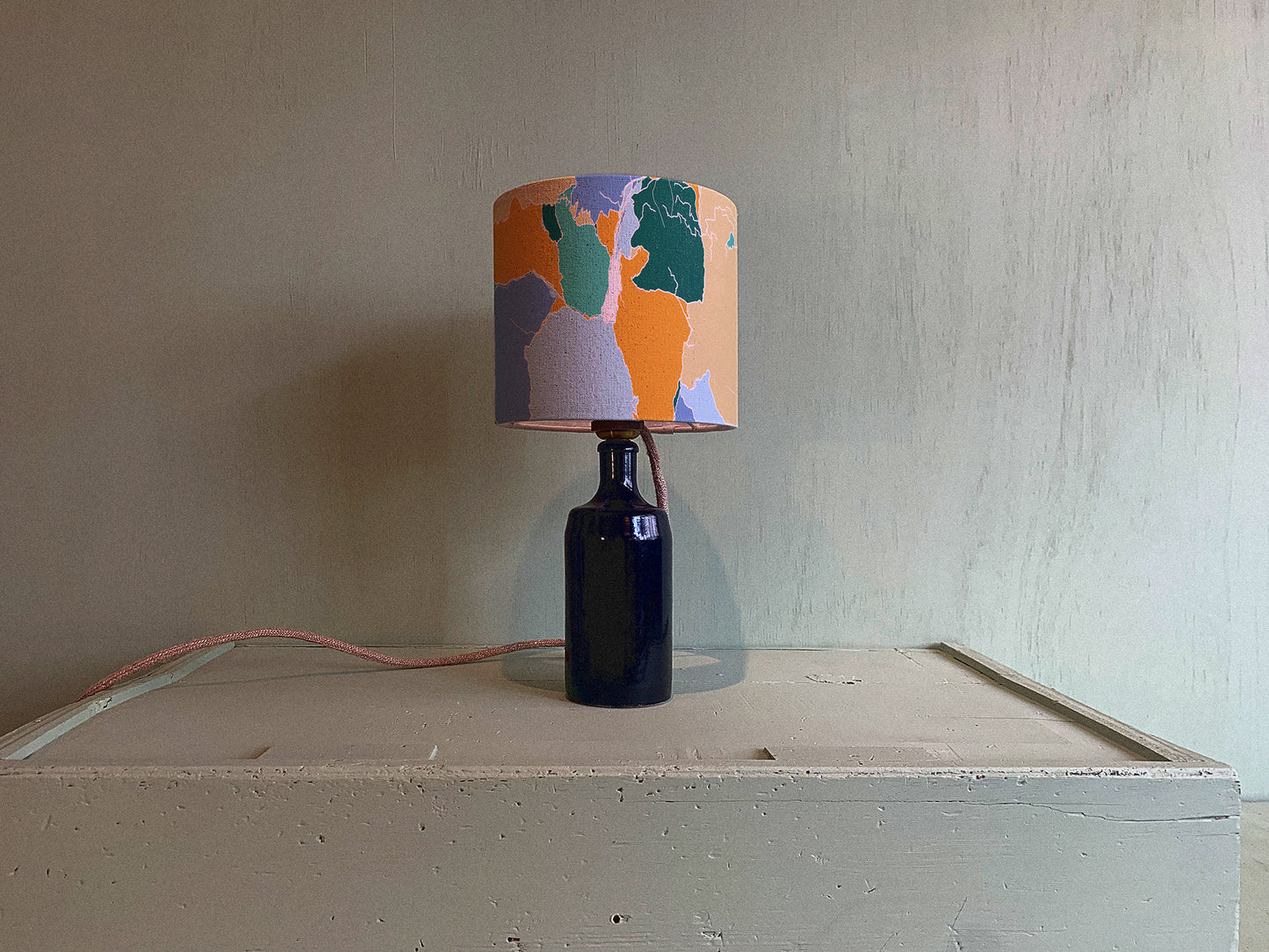 LAGO DI BRAIES MAP LAMPSHADE
