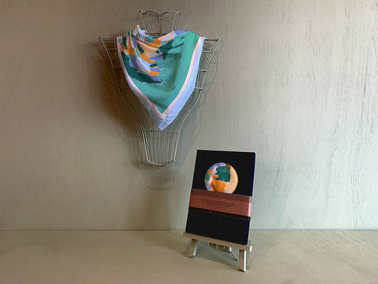 LAGO DI BRAIES MAP SCARF