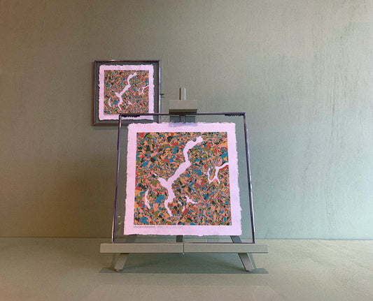 LAGO MAGGIORE MAP ART PRINT