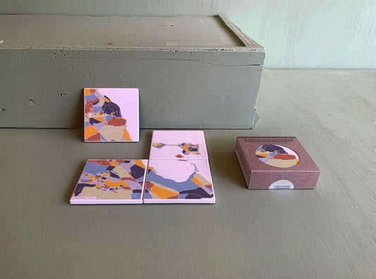 LINDISFARNE MAP COASTERS