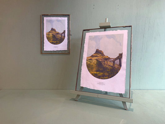 LINDISFARNE SKYLINE ART PRINT