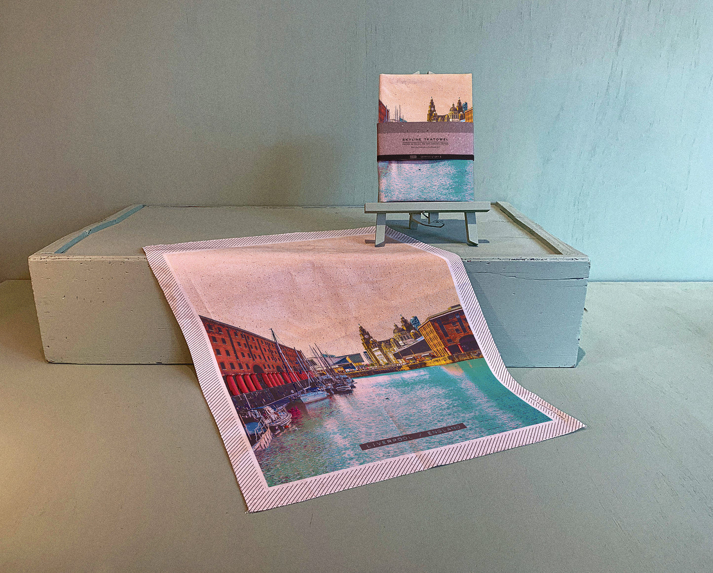 LIVERPOOL SKYLINE TEATOWEL