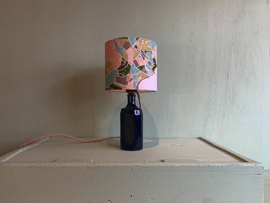 LYME REGIS MAP LAMPSHADE