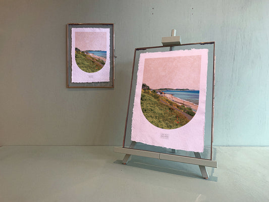 LYME REGIS SKYLINE ART PRINT