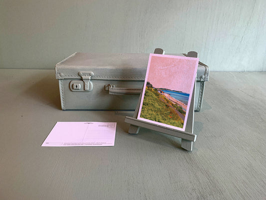 LYME REGIS SKYLINE POSTCARD