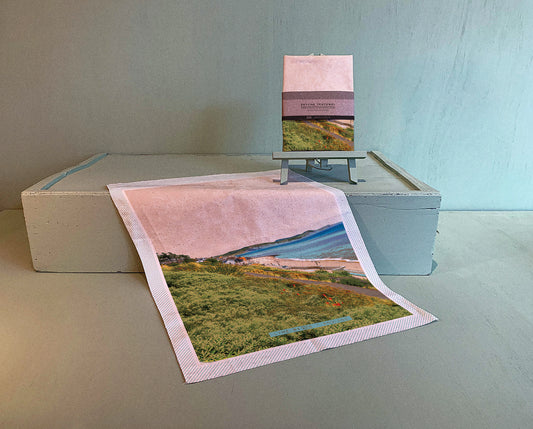 LYME REGIS SKYLINE TEATOWEL