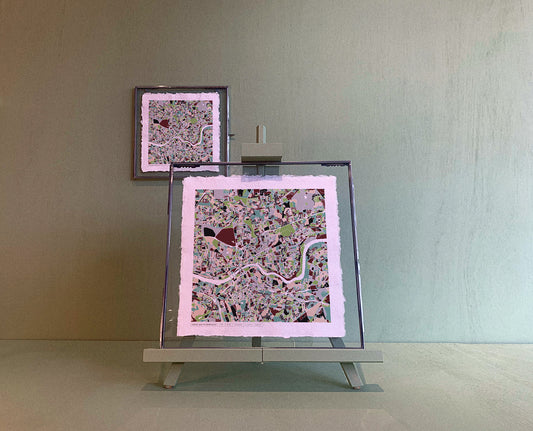 NEWCASTLE MAP ART PRINT