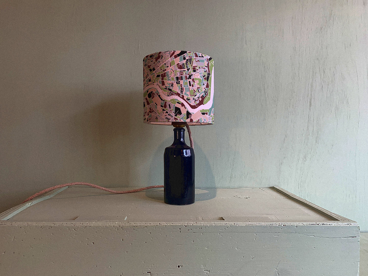 NEWCASTLE MAP LAMPSHADE