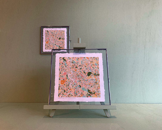 ROME MAP ART PRINT