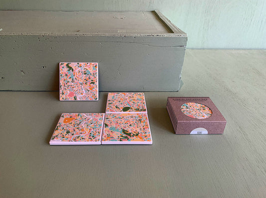 ROME MAP COASTERS