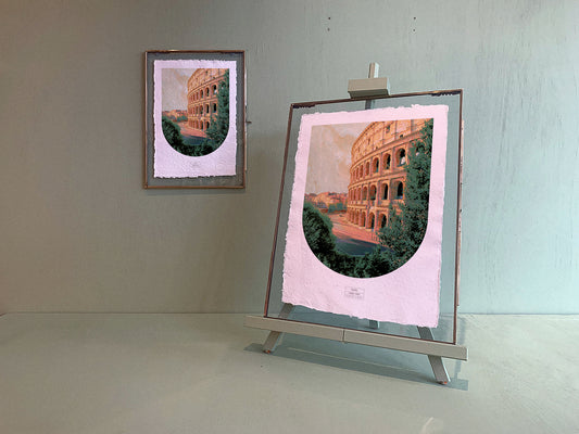 ROME SKYLINE ART PRINT