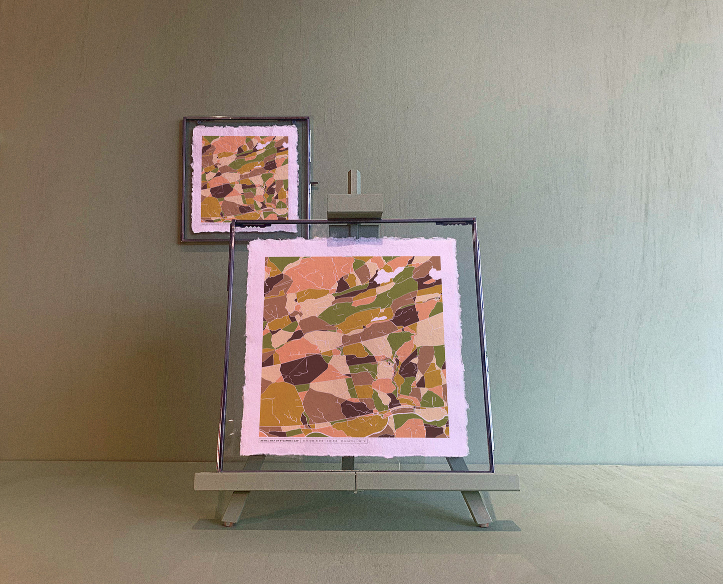 SYCAMORE GAP MAP ART PRINT