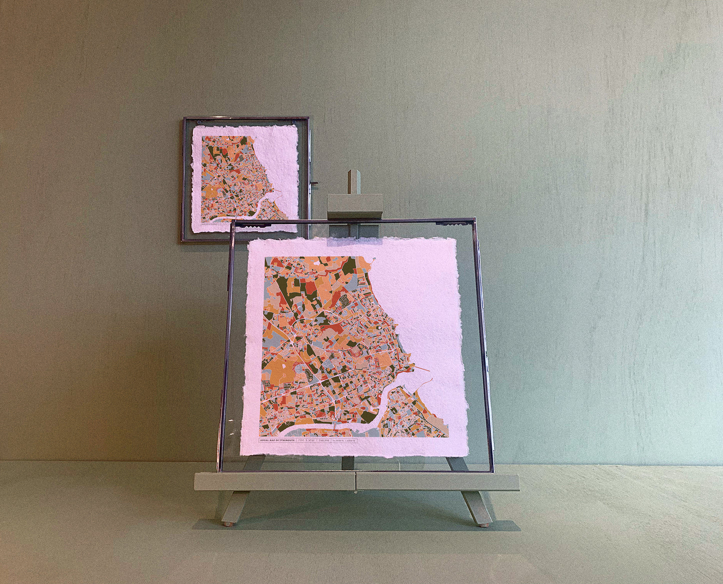 TYNEMOUTH MAP ART PRINT