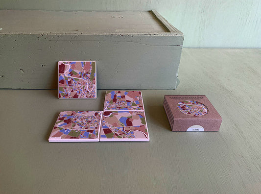 VERONA MAP COASTERS