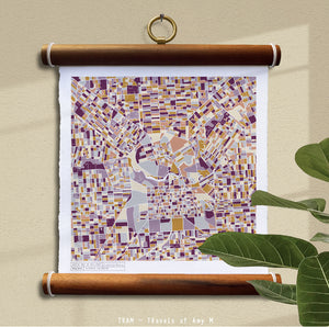 ADELAIDE MAP ART PRINT