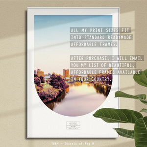 ADELAIDE SKYLINE ART PRINT