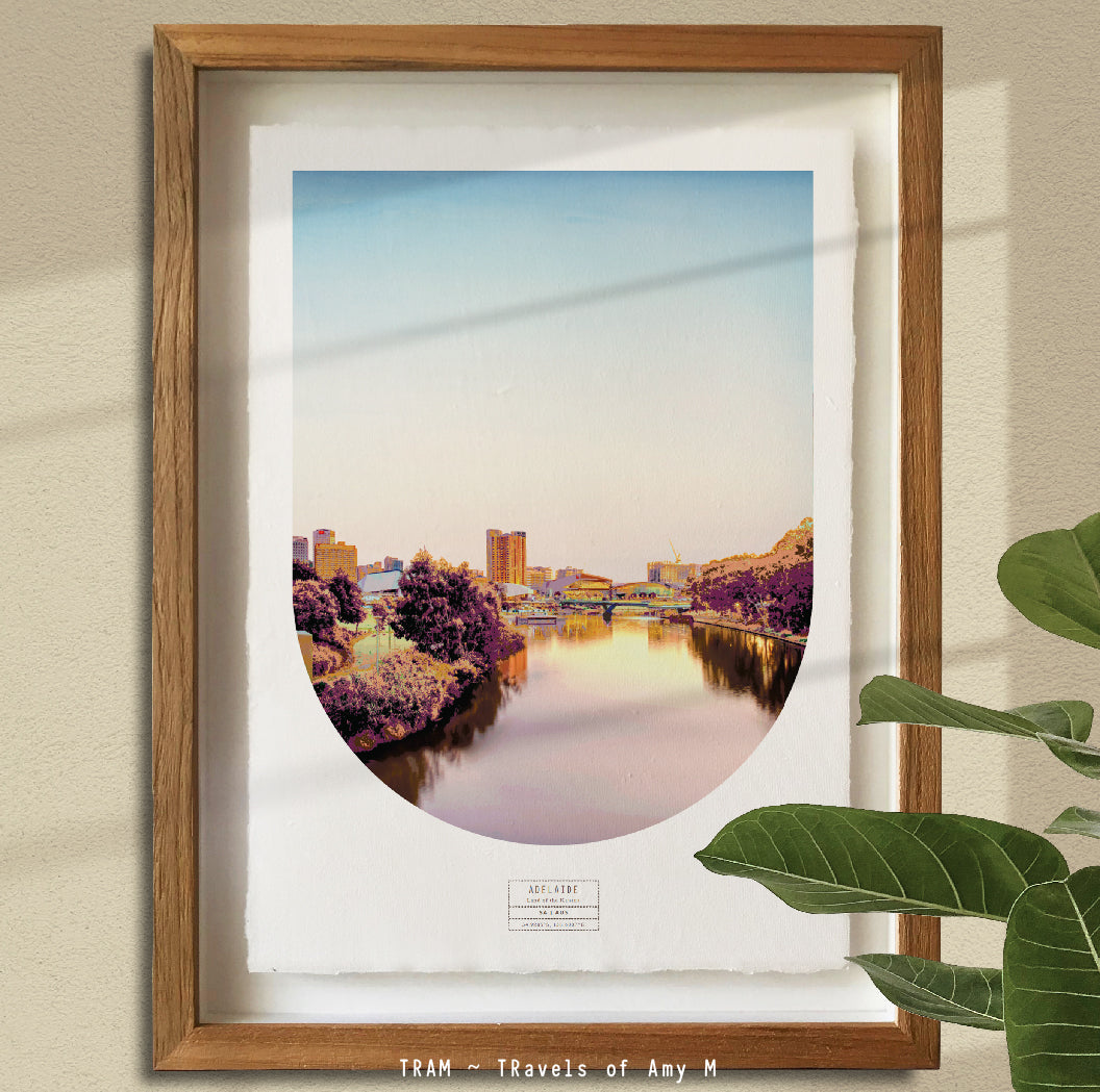 ADELAIDE SKYLINE ART PRINT