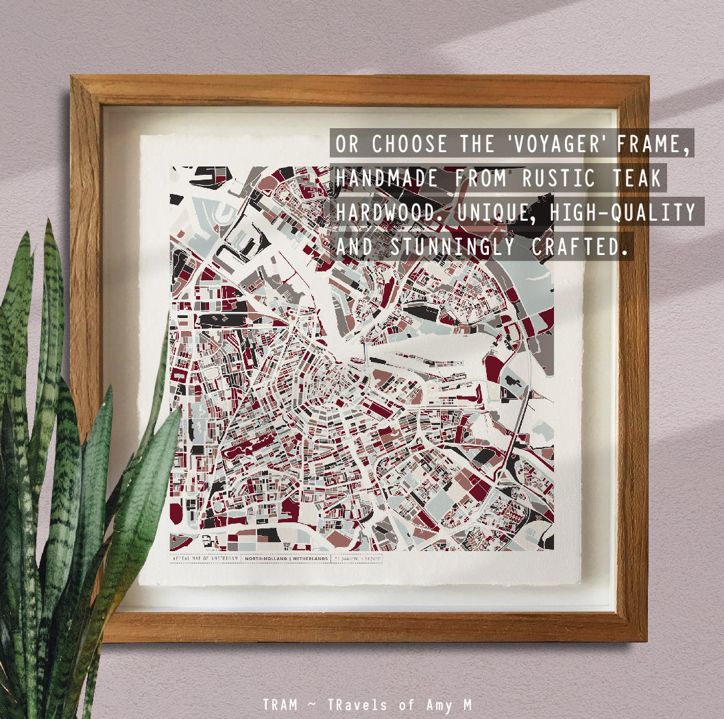 AMSTERDAM MAP ART PRINT