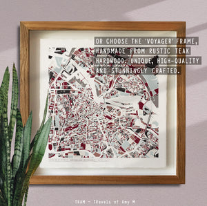 AMSTERDAM MAP ART PRINT